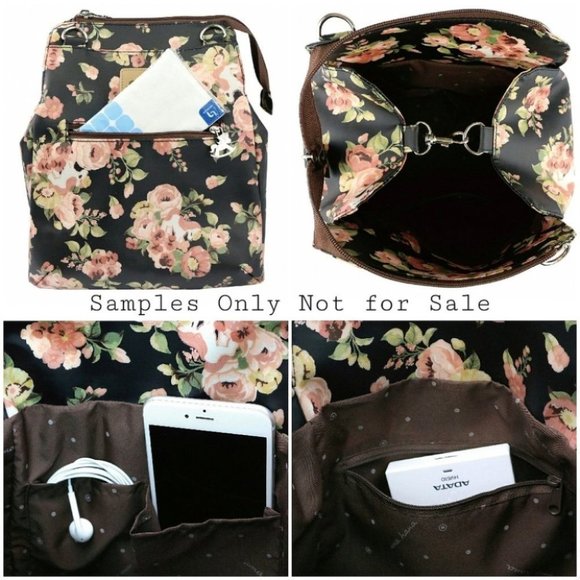 Waterproof Plaid Shoulder Crossbody Backpack Bag - Picture 2 of 13